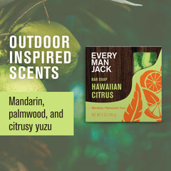 Every Man Jack Cold Plunge soap lather shot, moisturizing feel during shower.