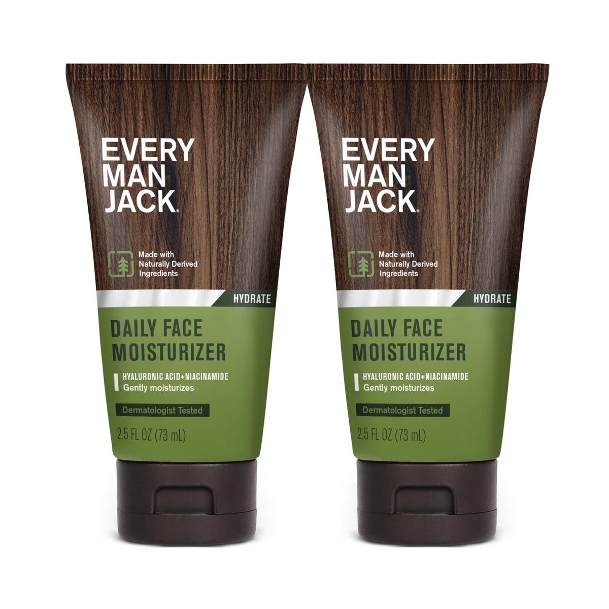 Every Man Jack Daily Face Lotion bottle, fragrance-free hydration for dry skin.