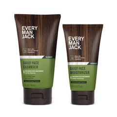 Every Man Jack Daily Face Wash bottle front, fragrance-free option for sensitive skin.