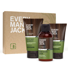 Every Man Jack Daily Post Shave Face Wash bottle delivers a refreshing cleanse for clean, balanced skin.