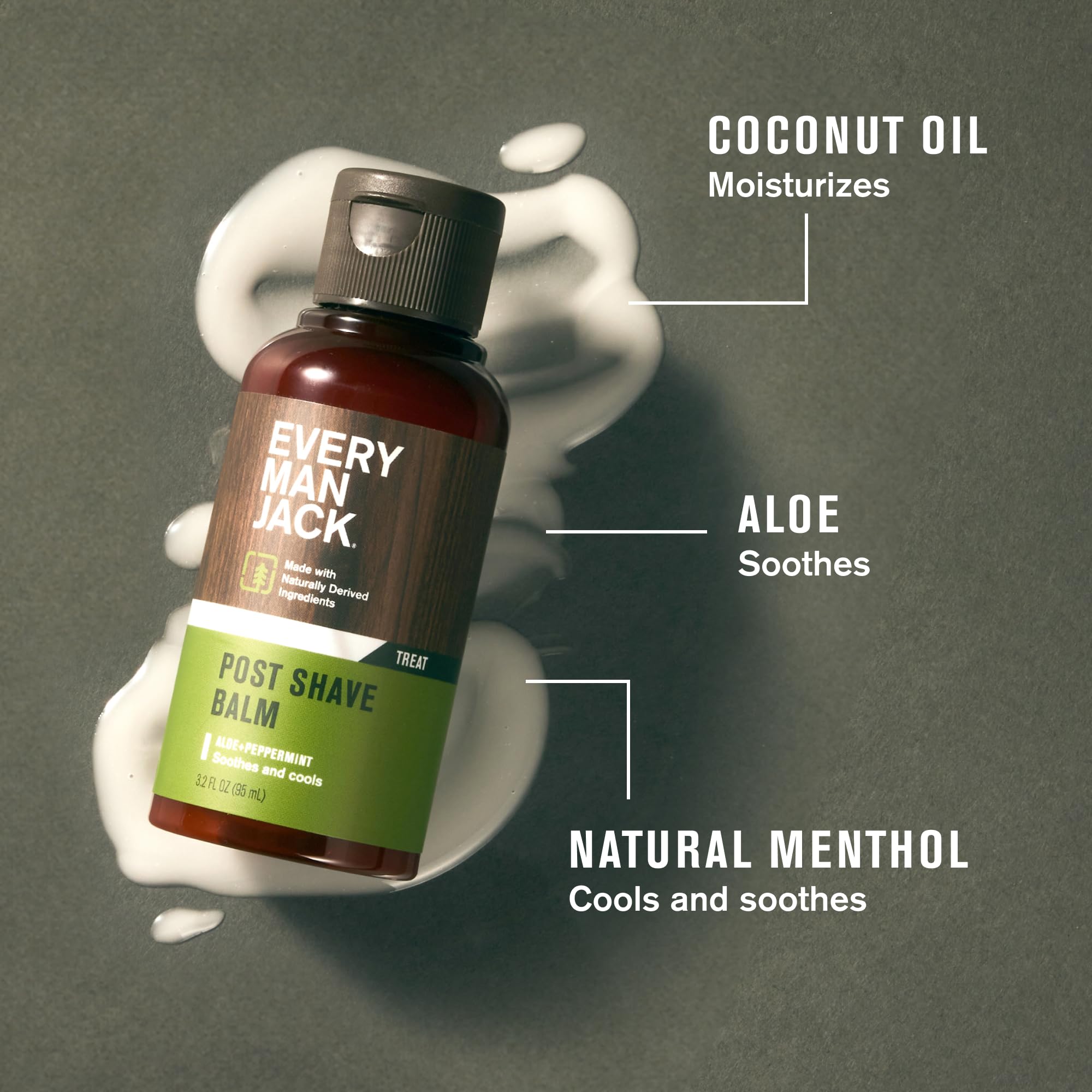 Every Man Jack skincare bottle lineup emphasizes hydration across skin types.