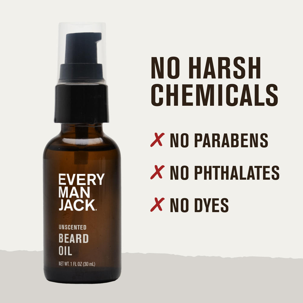 Fragrance-free label signals sensitive-skin friendly formula from Every Man Jack.