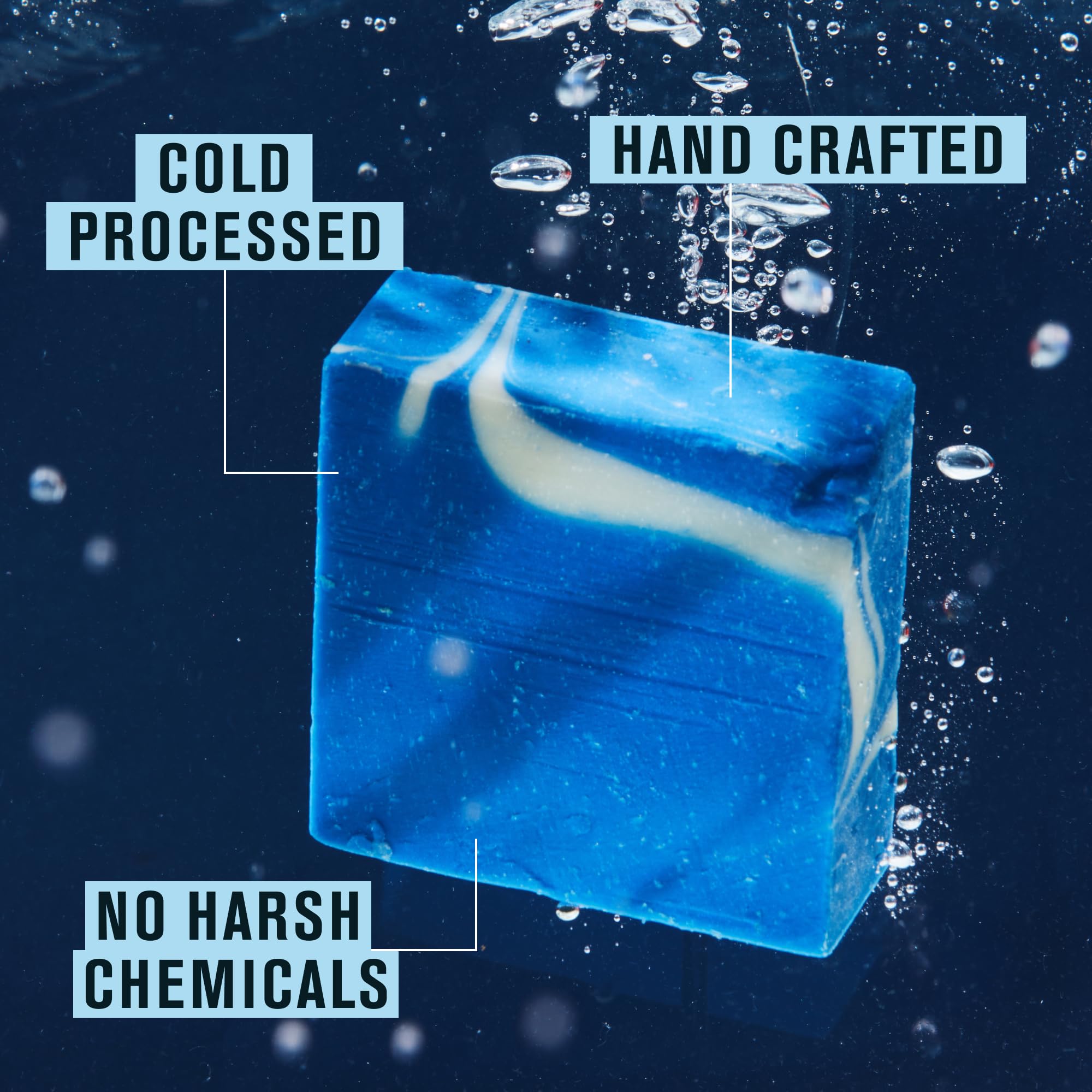 Every Man Jack Glacier Bay scent swirls for a cool, invigorating shower.