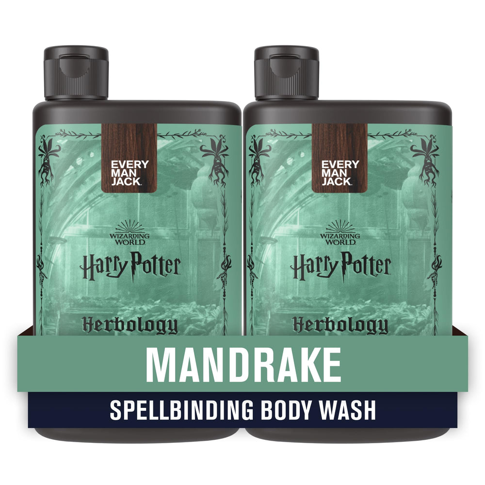 Every Man Jack Harry Potter collector trunk with boxed body wash set.