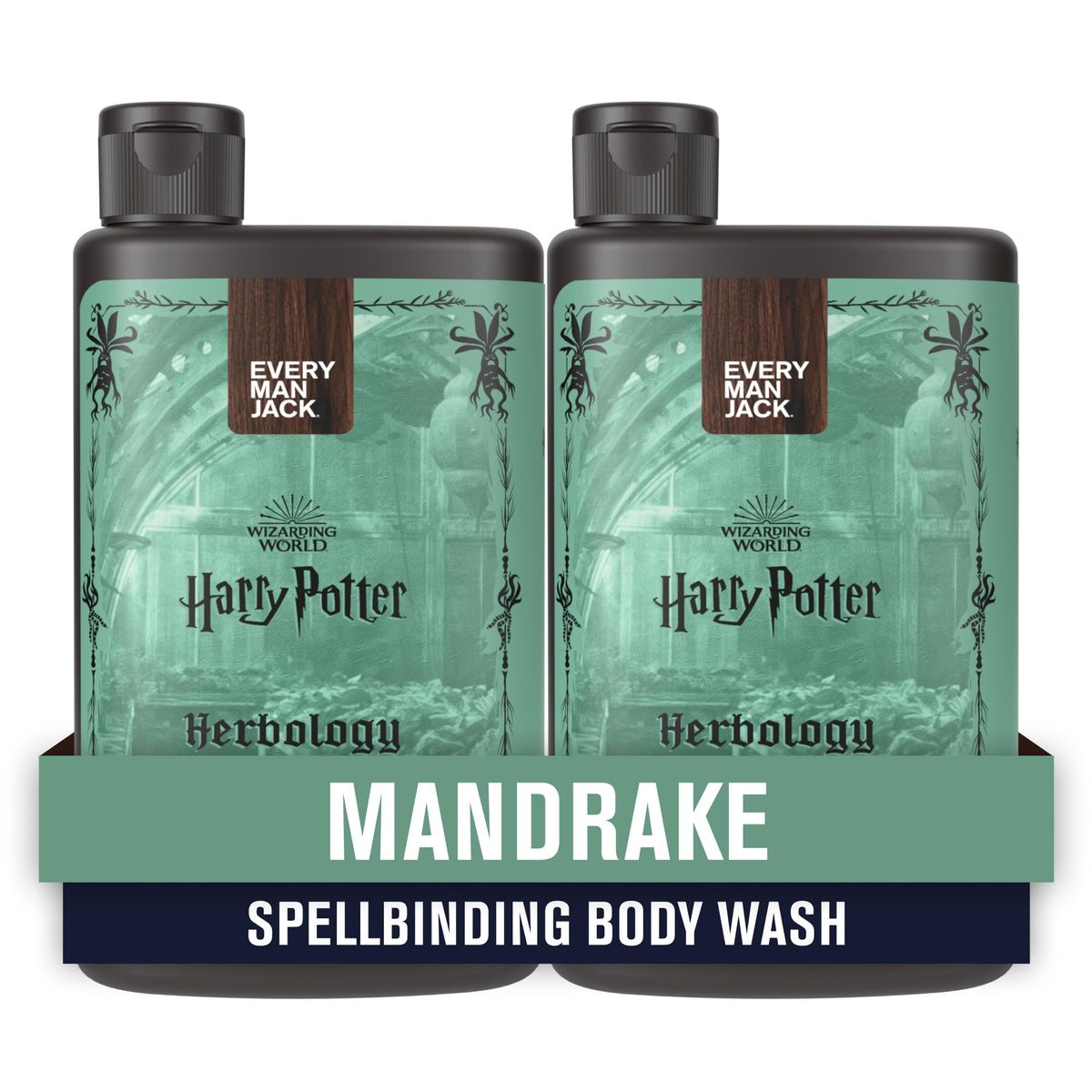 Every Man Jack Harry Potter collector trunk with boxed body wash set.