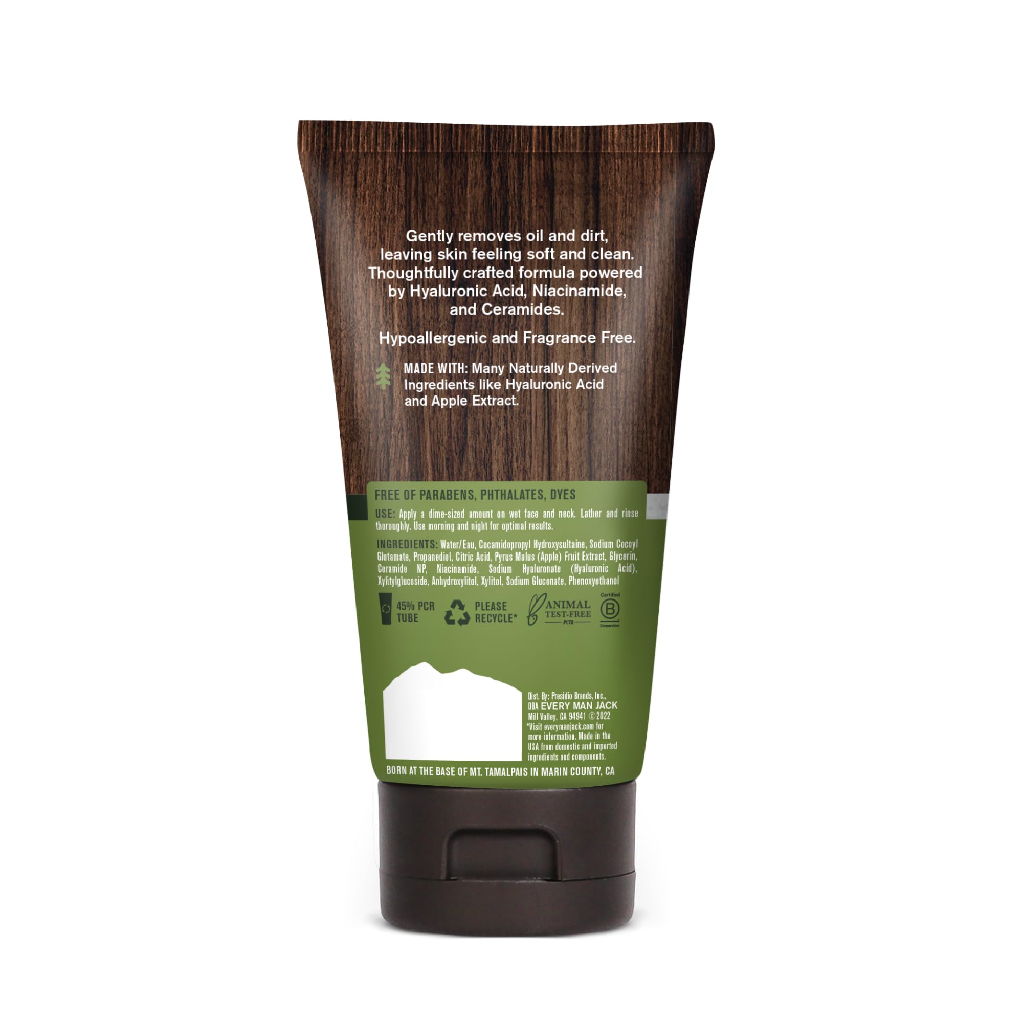 Every Man Jack Hydrating Face Wash 2-pack emphasizes value and convenience for travelers.