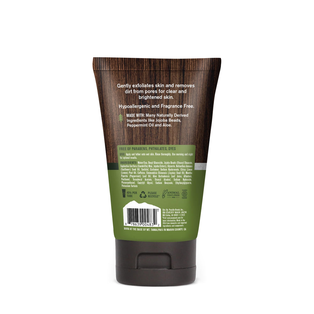 Jojoba beads deliver gentle physical exfoliation in this scrub.