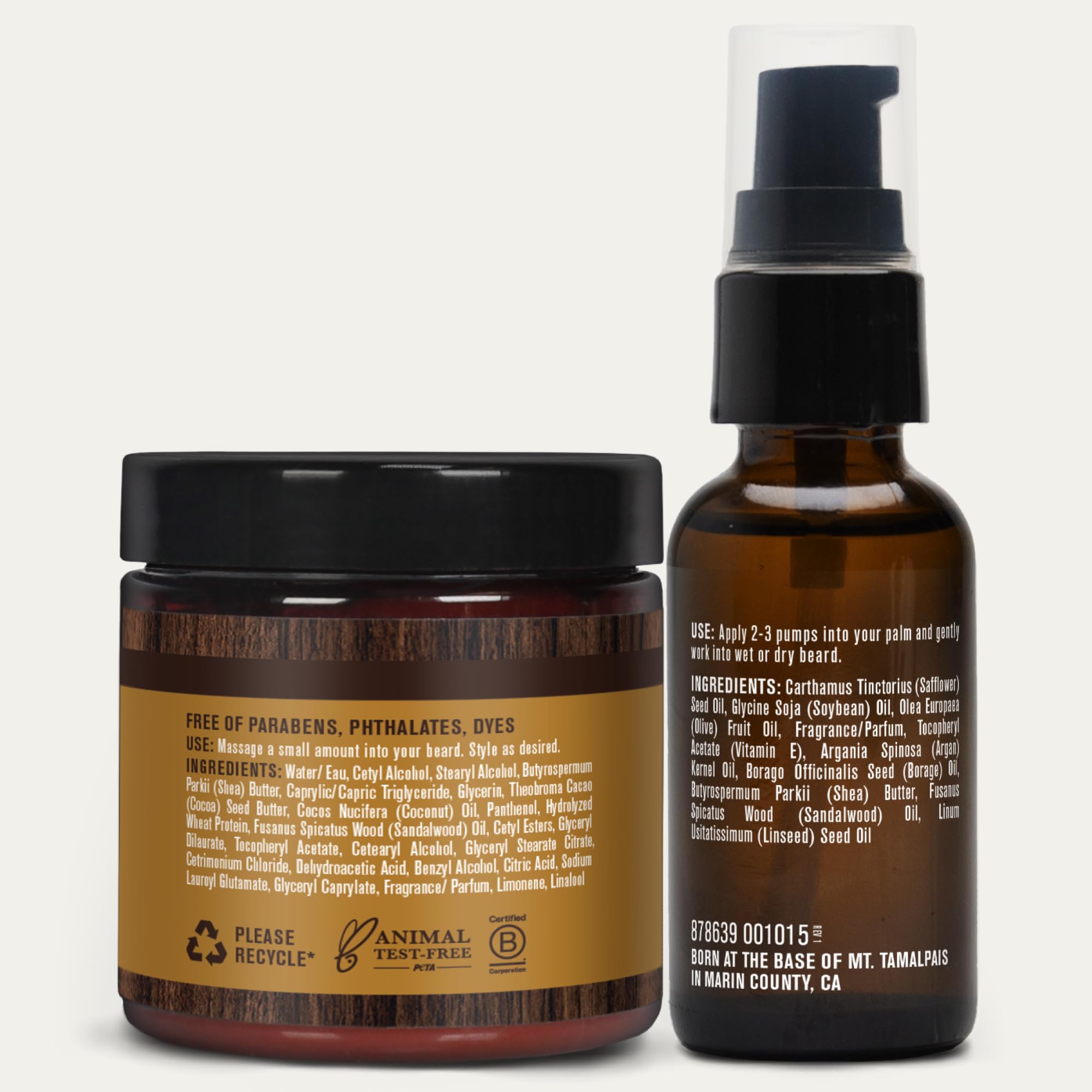 Every Man Jack bearded model showing healthy shine after use.