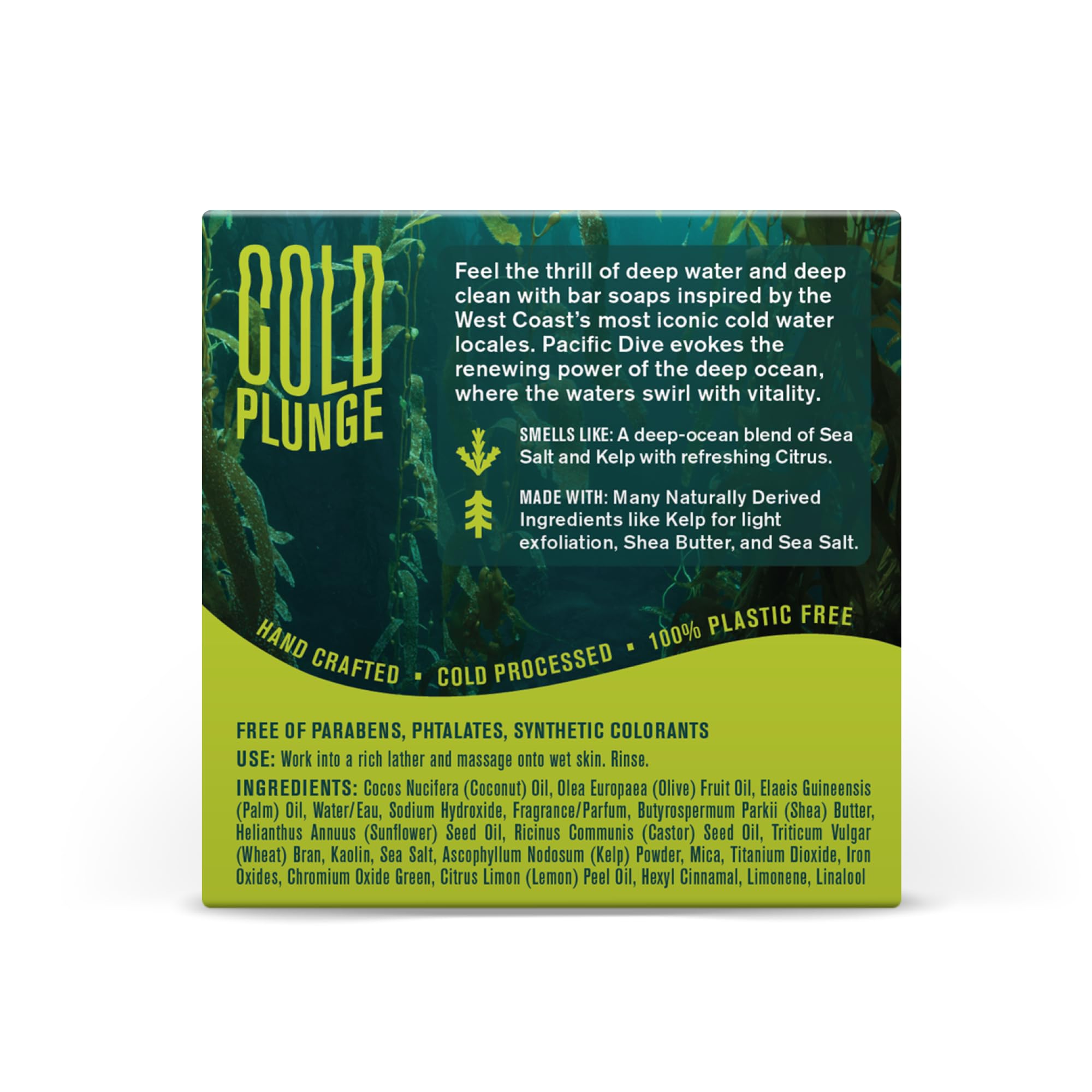 Pacific Dive wrapping and rugged outdoor aesthetic