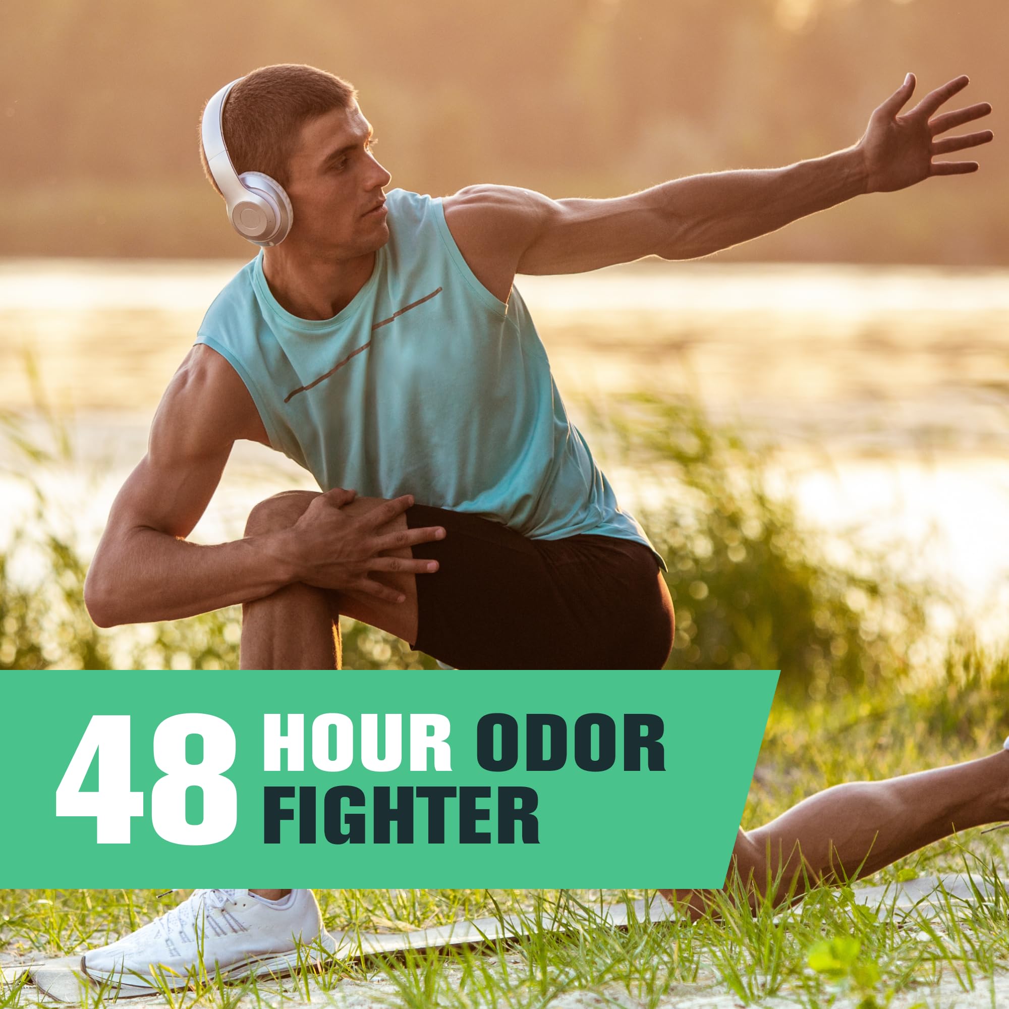 Every Man Jack Pro Deodorant Coastal Surf 48-hour odor defense for reliable all-day freshness.