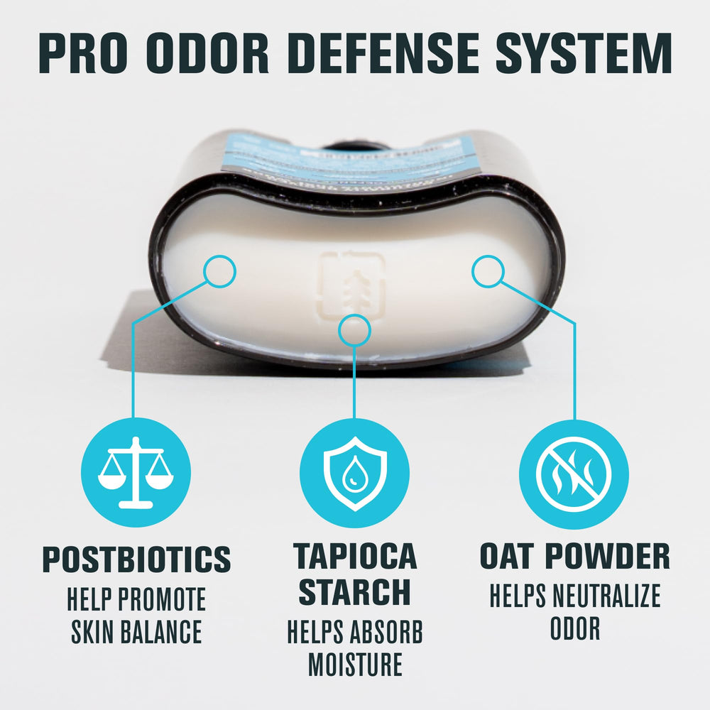 Every Man Jack Pro Deodorant Coastal Surf packaging highlights recyclable container materials.