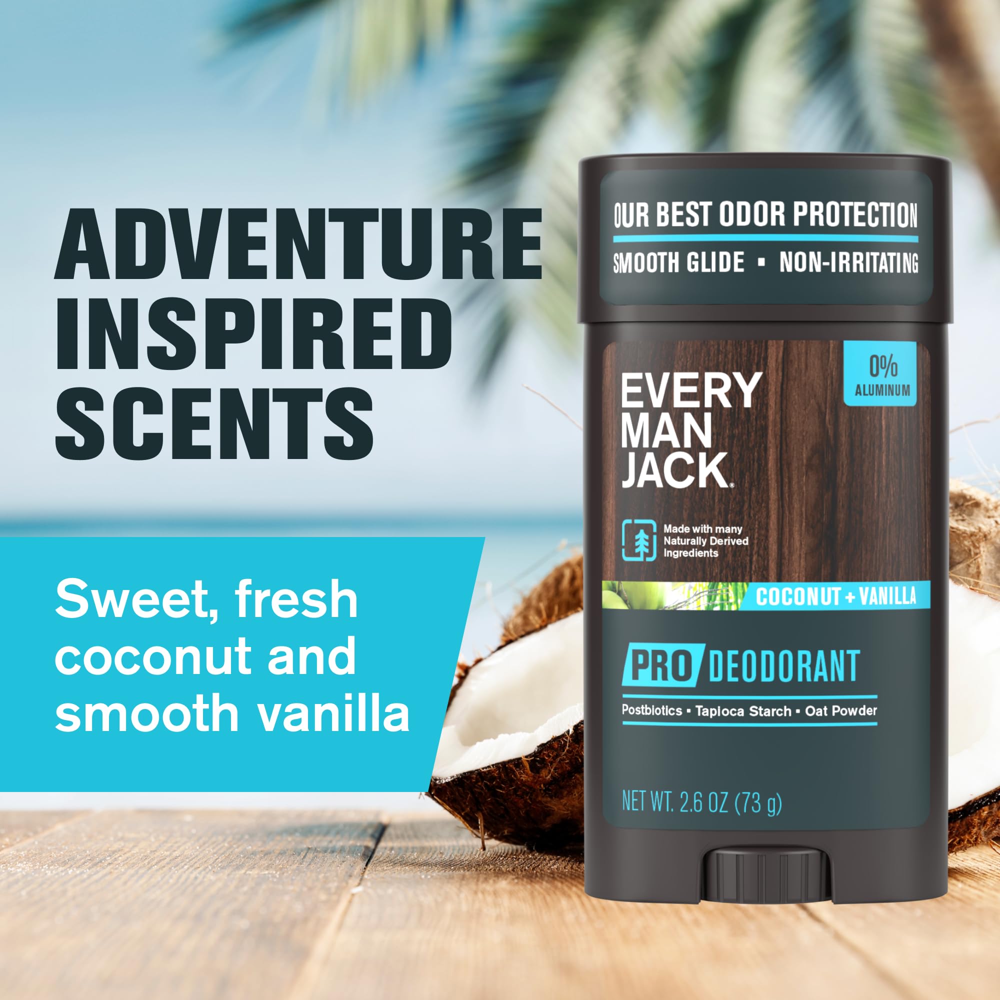 Recyclable container of Every Man Jack Pro Deodorant packaging for eco-friendly routines