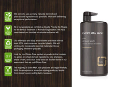 Every Man Jack Sandalwood 3-in-1 wash for hair cleansing
