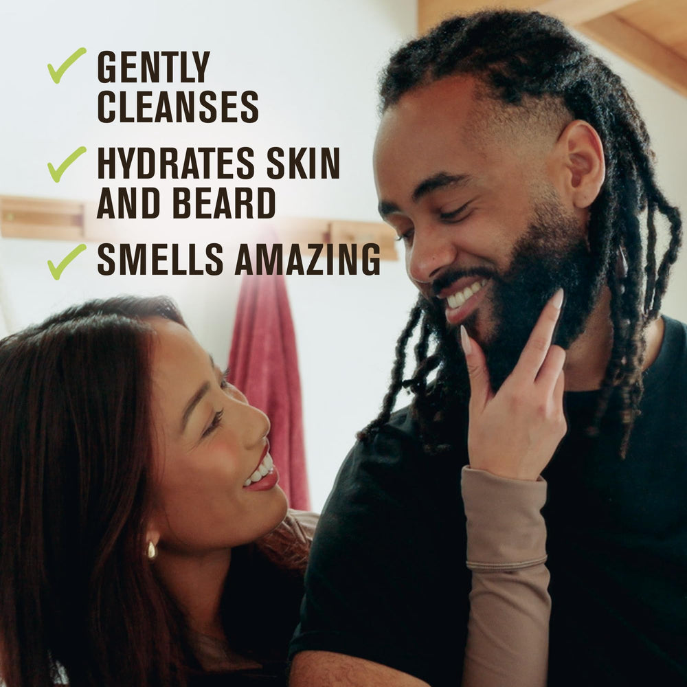 Every Man Jack Sandalwood Beard Wash captures the fresh lumber scent.