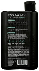 Every Man Jack Sea Salt 2in1 foam lather delivers refreshing scent during shower.