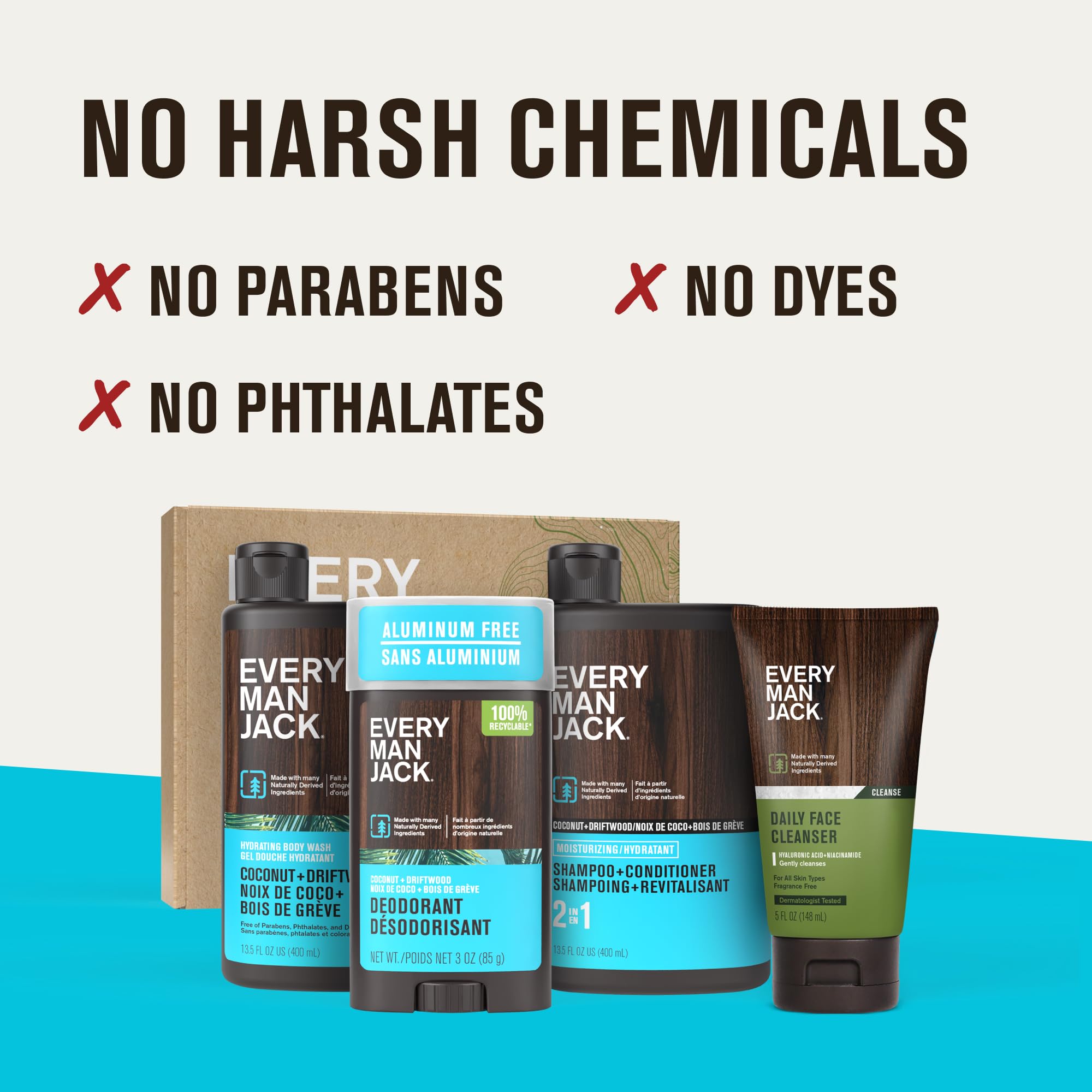 Every Man Jack Skin Revive Face Wash energizing cleanse without harsh residues