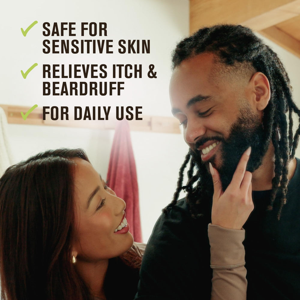 Every Man Jack unscented beard care routine scene for daily grooming