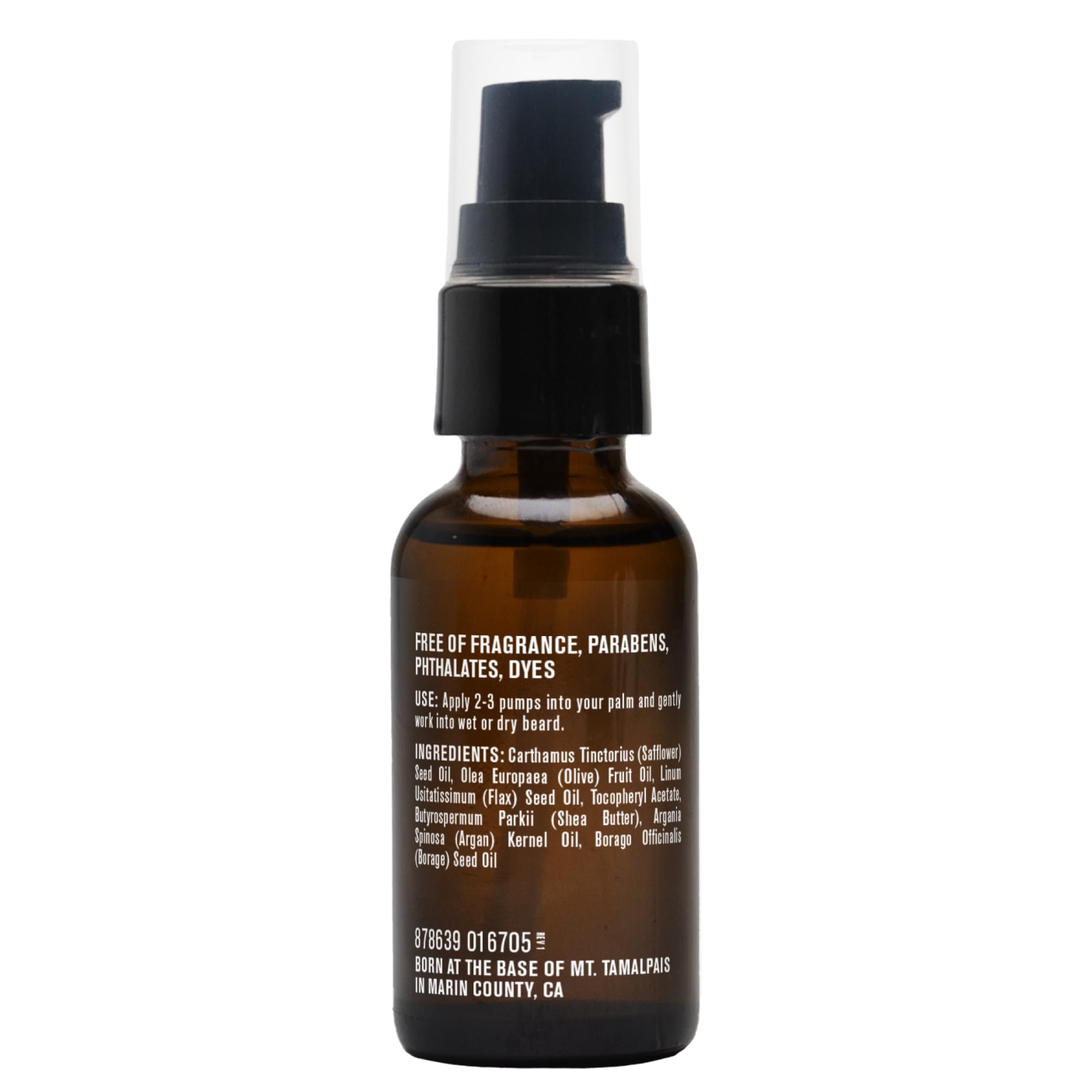 Every Man Jack unscented beard oil display shows collection options.