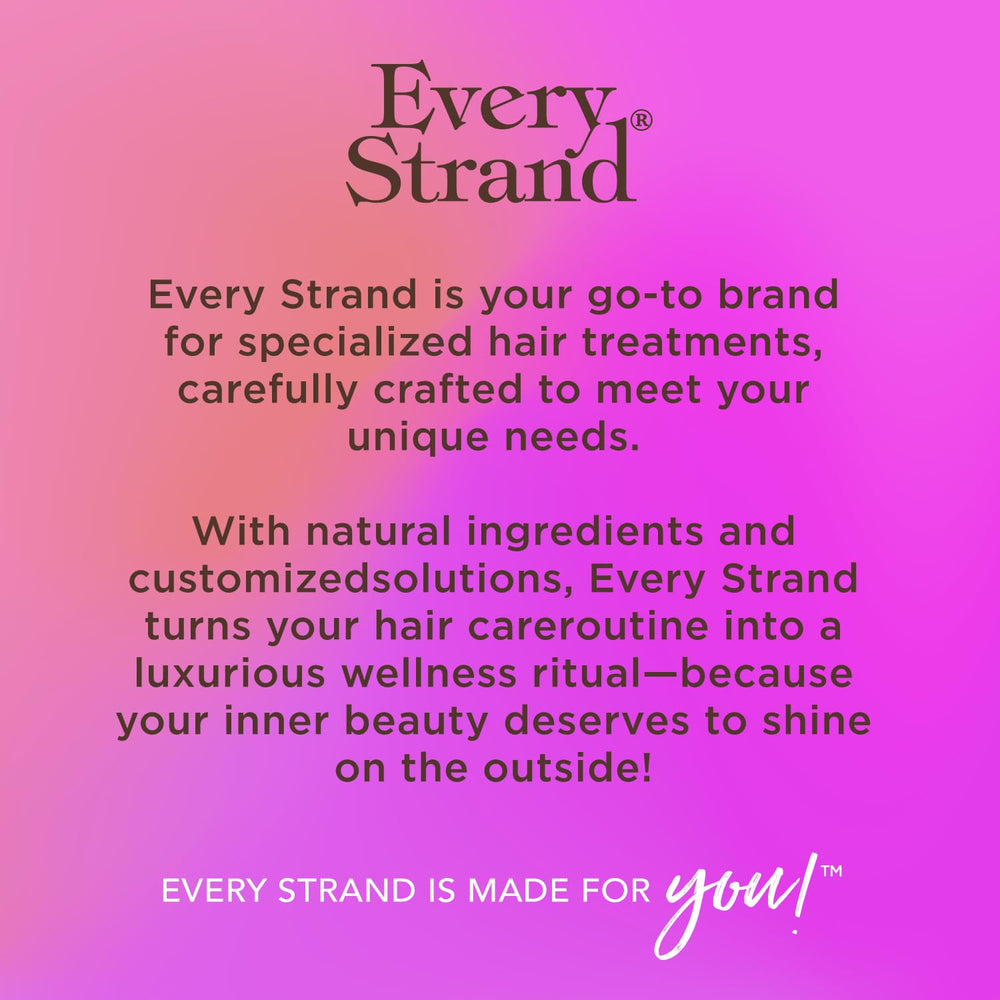 Every Strand shiny hair finish shot highlights healthy glow after use.