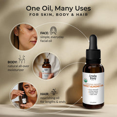 Everyday Beauty amber glass bottle with dropper protects oil from light and oxidation.