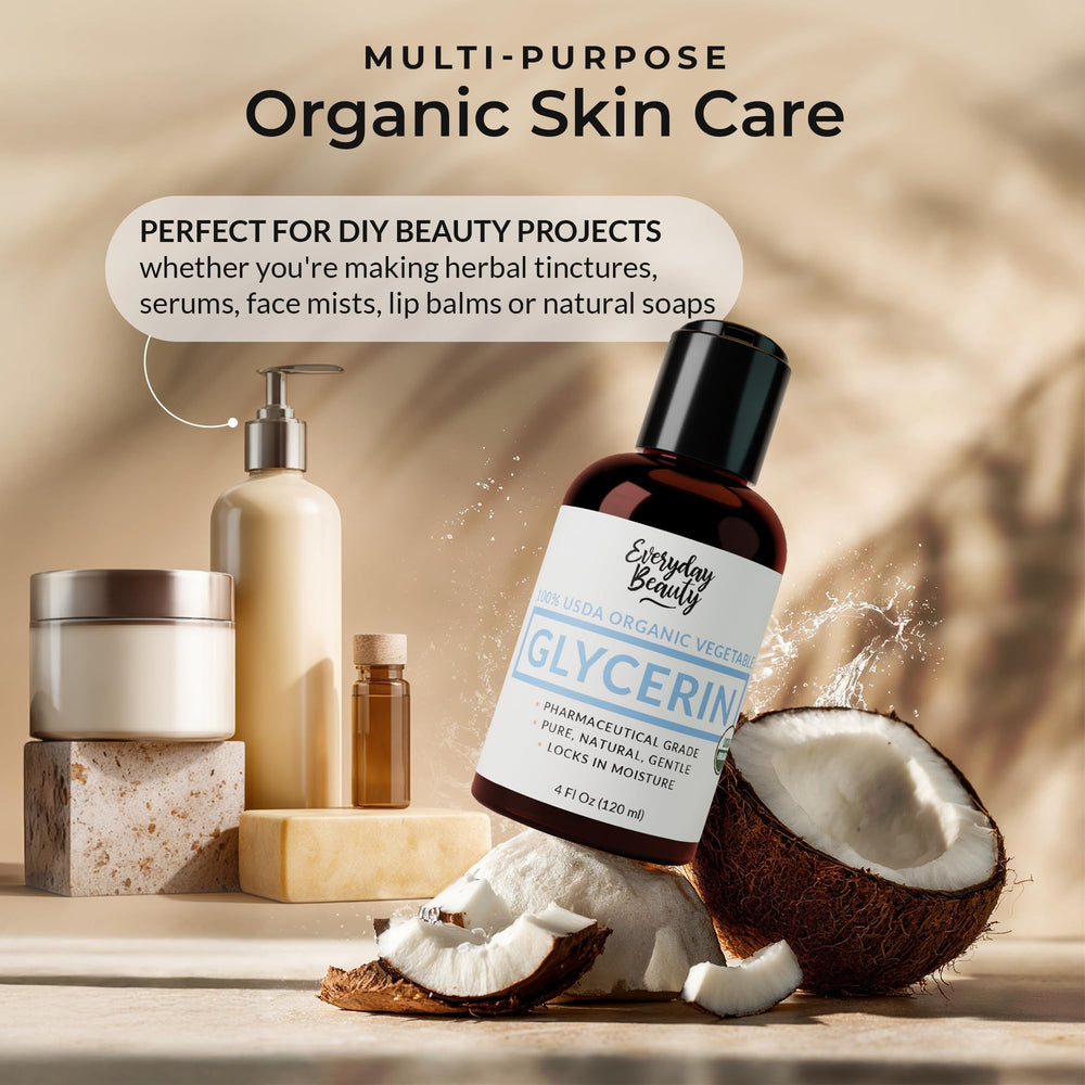 Everyday Beauty glycerin as an ingredient for DIY beauty recipes and crafts.