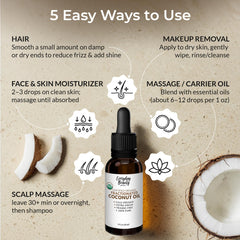 Everyday Beauty oil for hair, scalp nourishment and frizz control.