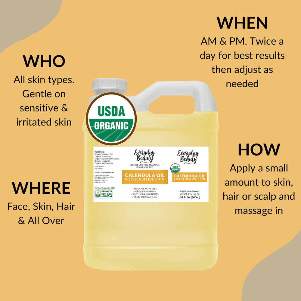 everyday beauty patch test instruction near bottle for safe daily use.