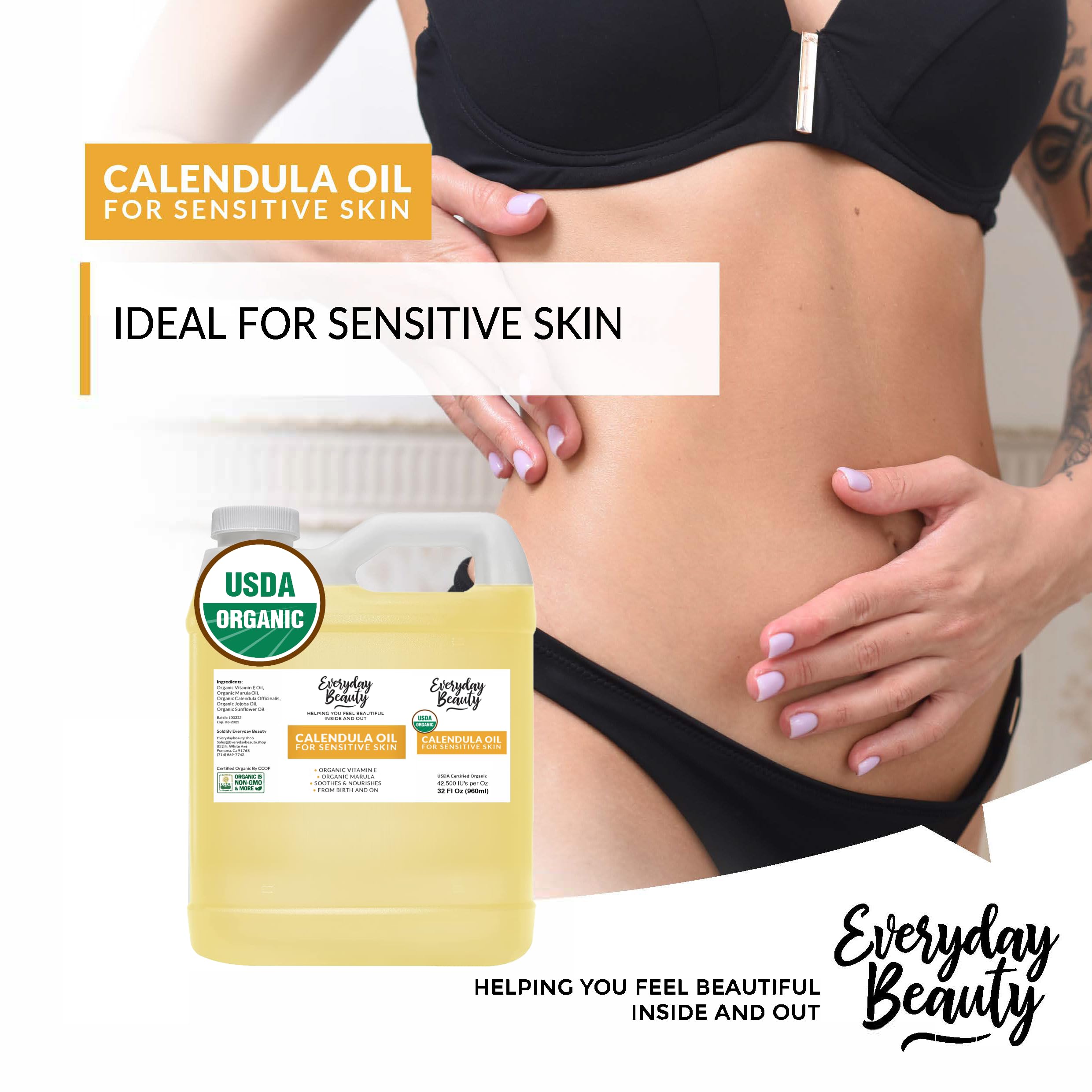 everyday beauty vitamin e and calendula oil duo for nourishing care.