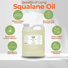 Everyday Beauty Squalane Oil as hair serum adds shine and smoothness.