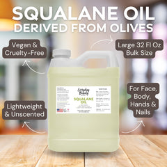 Everyday Beauty Squalane Oil on skin delivers a soft, dewy glow.