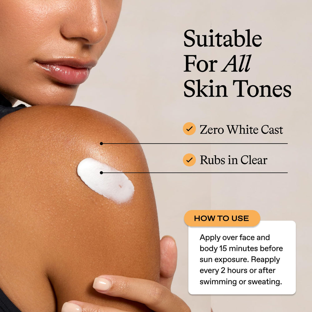 EVERYDAY HUMANS Oh My Bod SPF50 eye-friendly formula suitable for sensitive skin