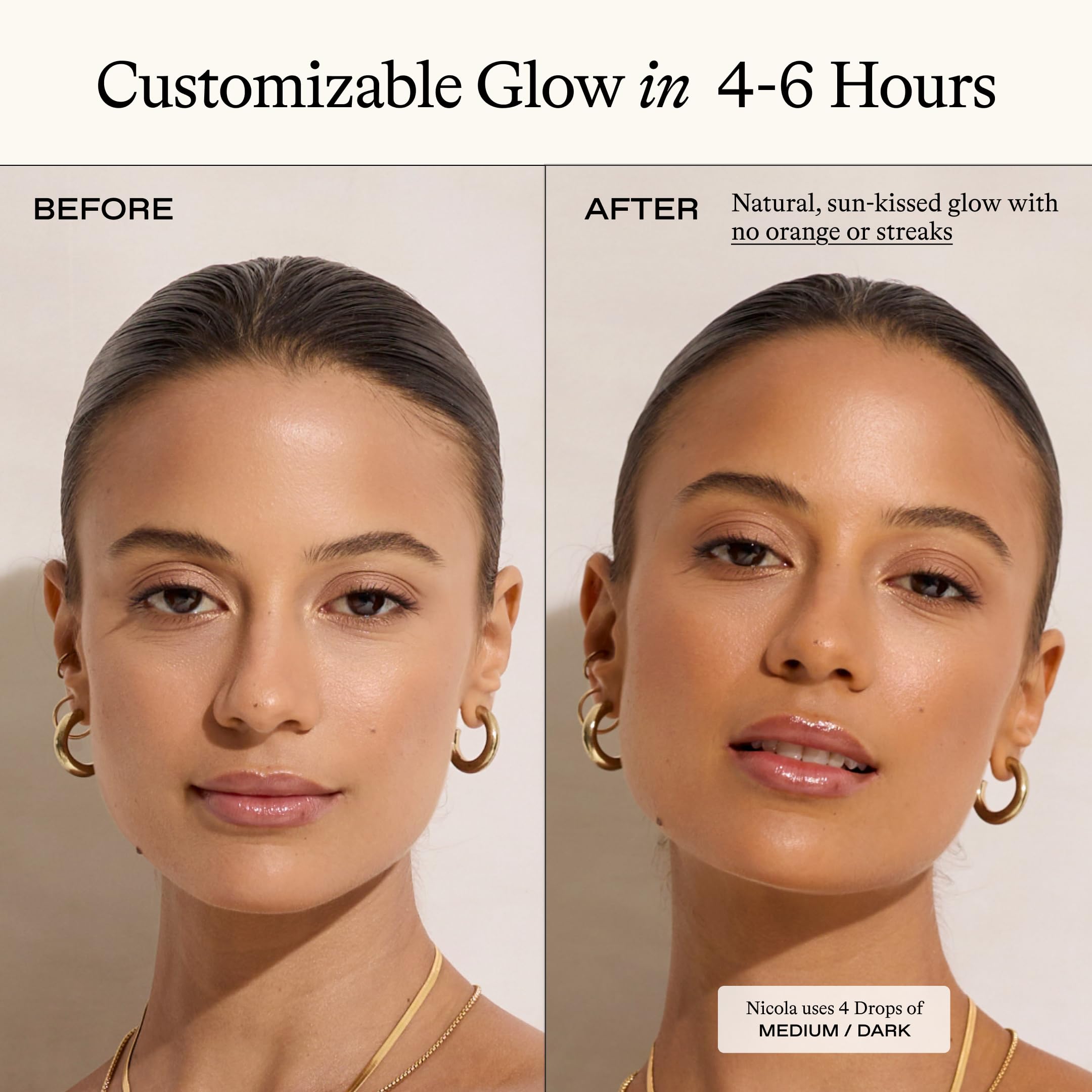 Everyday Humans Sun Blush drops on skin highlighting fragrance-free formula