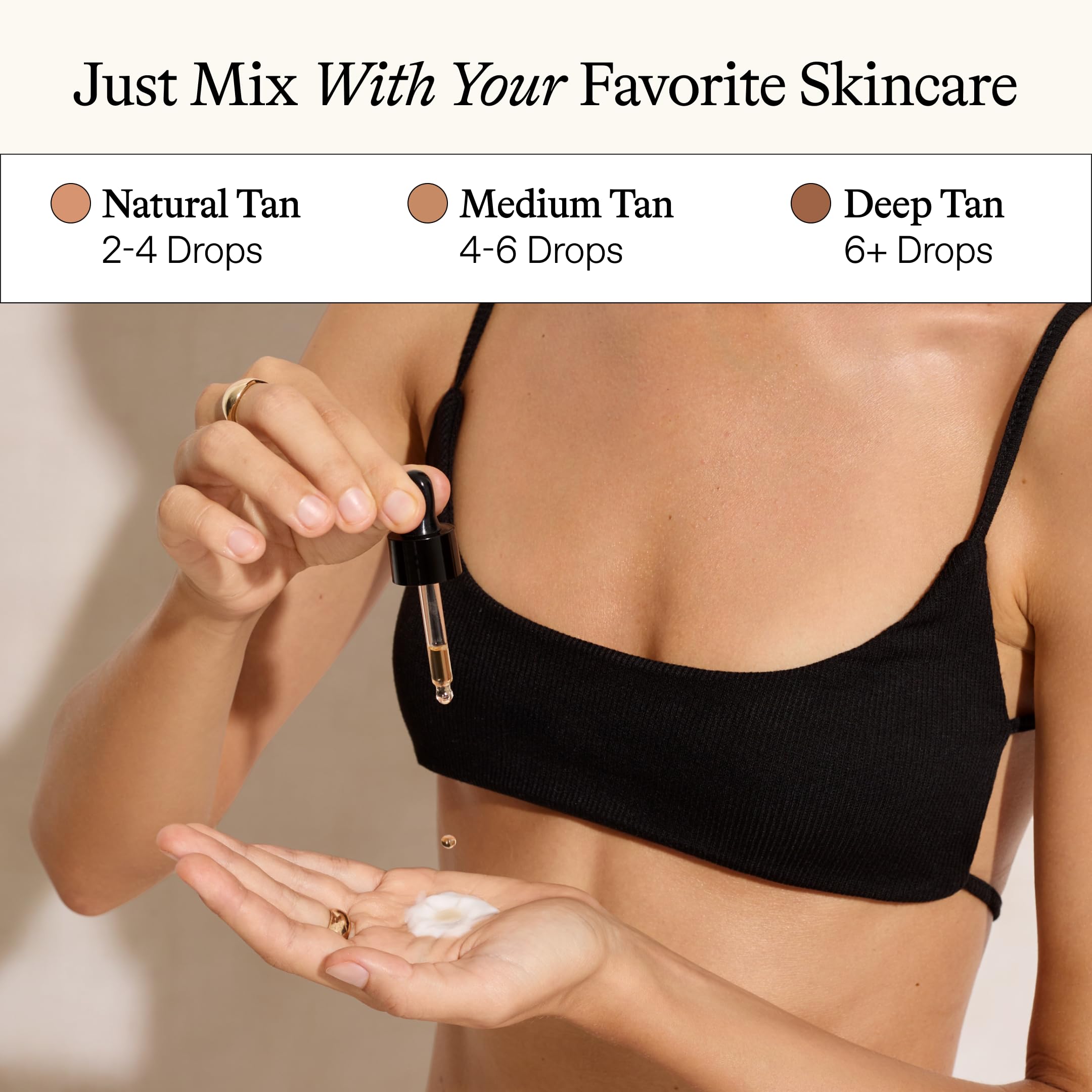 Everyday Humans Sun Blush Glowing Drops shade medium-dark swatch.