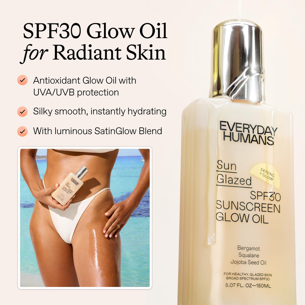 Everyday Humans Sun Glazed pump-top for easy, mess-free application.