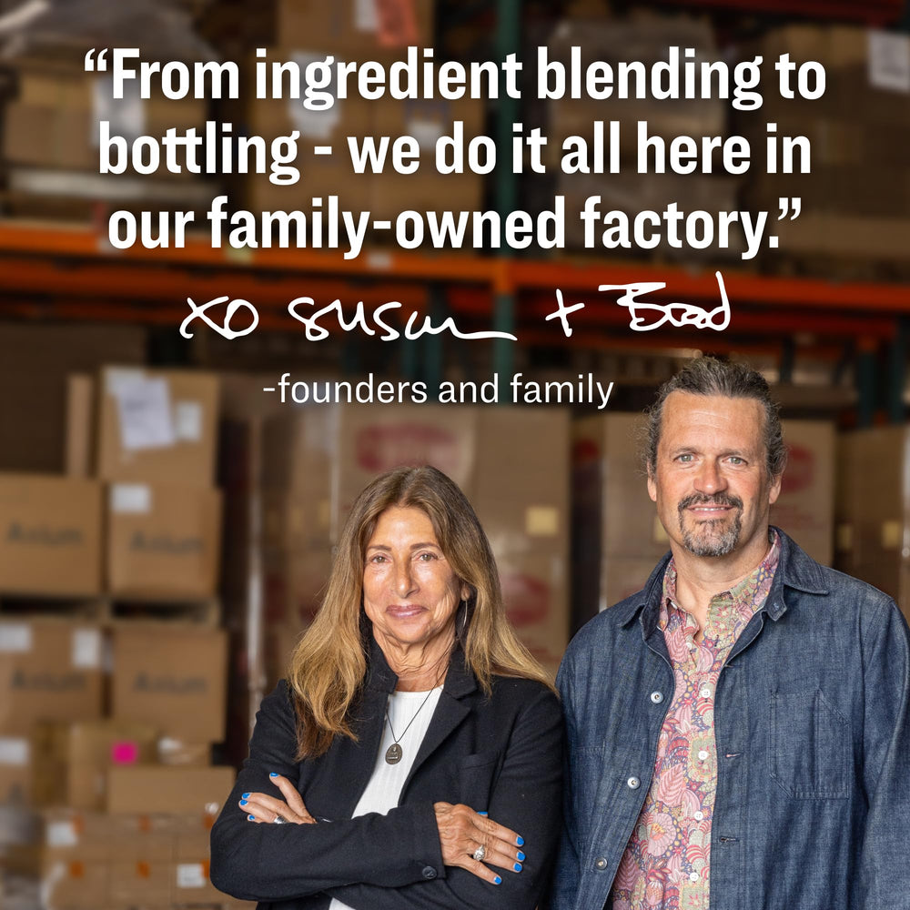 Everyone 3-in-1 product produced in Marin County in a solar facility.
