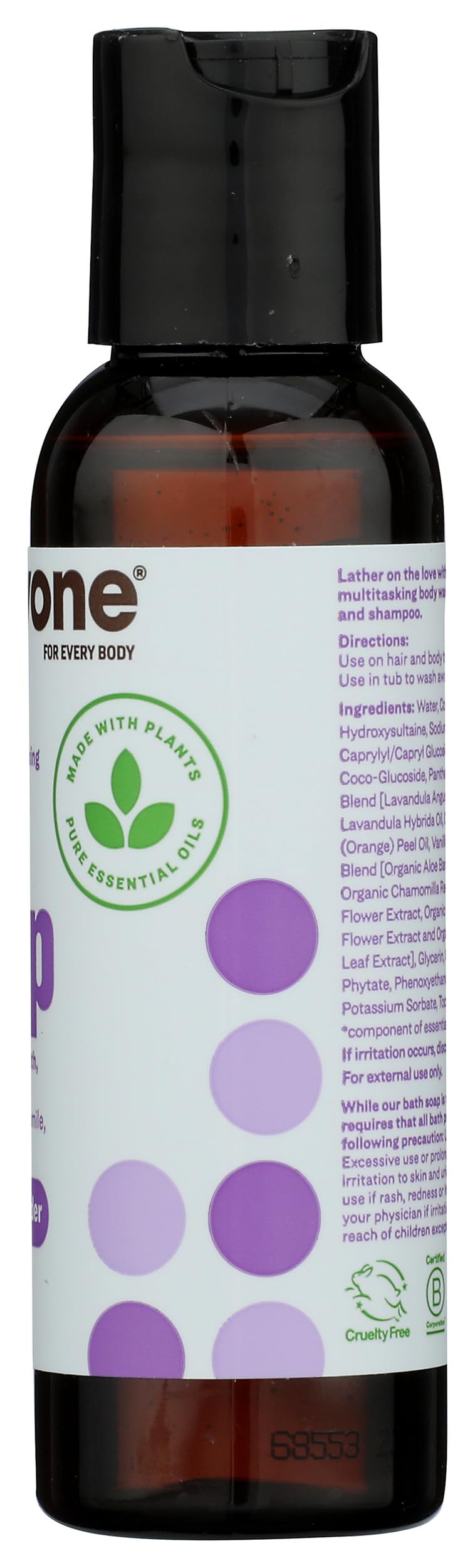 100% recycled bottle from Everyone 3-in-1 supports sustainability.