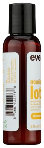 Everyone EO Lotion Coconut Lemon Impulse on face for lightweight hydration without greasiness.