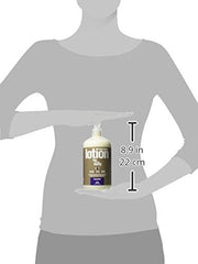 Hand application image demonstrates quick absorption for everyday use.
