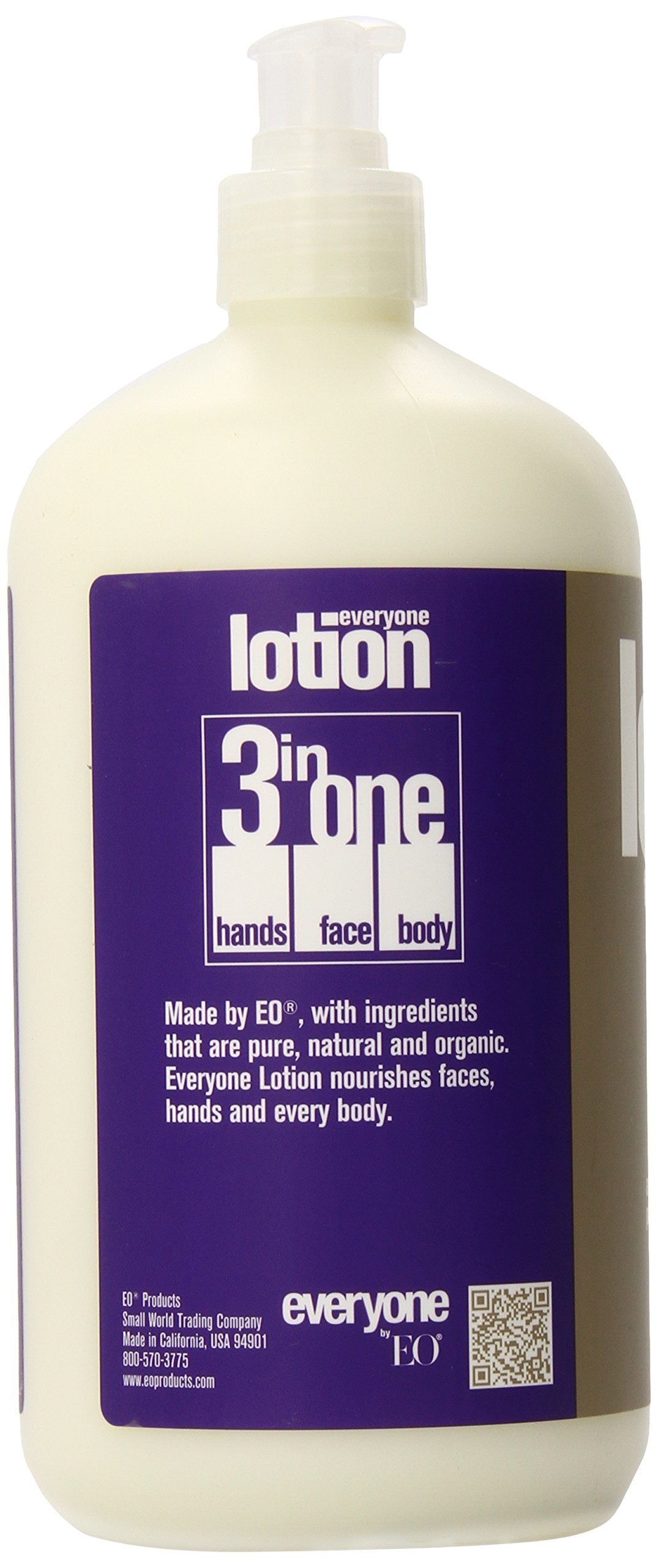 Texture swatch shows light, non-greasy hydration from Lavender & Aloe lotion.