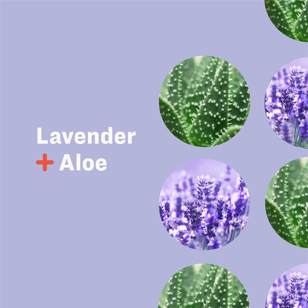 Everyone Nourishing Lavender and Aloe Lotion hands-application demonstrates gentle moisture