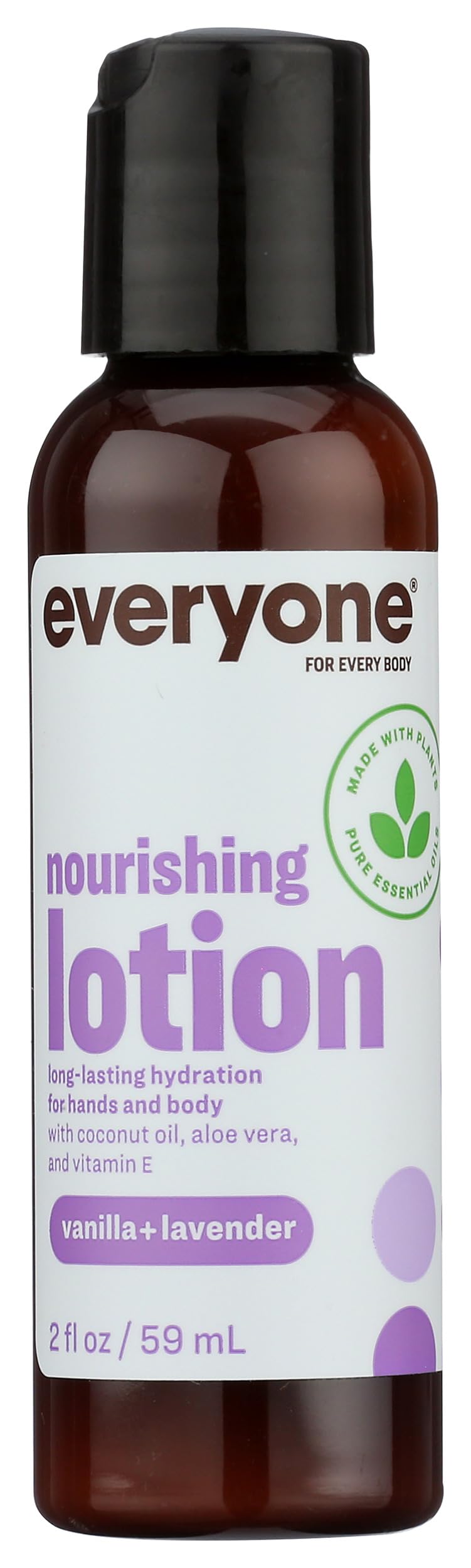 Everyone 2 in 1 lotion bottle for hands and body hydration