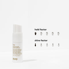 EVO Haze powder at roots delivering volume at the crown