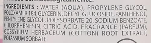 Bottle of Evoluderm micellar water emphasizing natural-origin vegan formula for gentle cleansing.