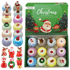 EvolutionUSA bath bombs with toy inside creating surprise during bath time.