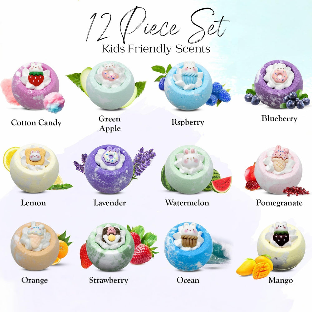 EvolutionUSA Collectible toy figures spark imagination during each colorful soak.