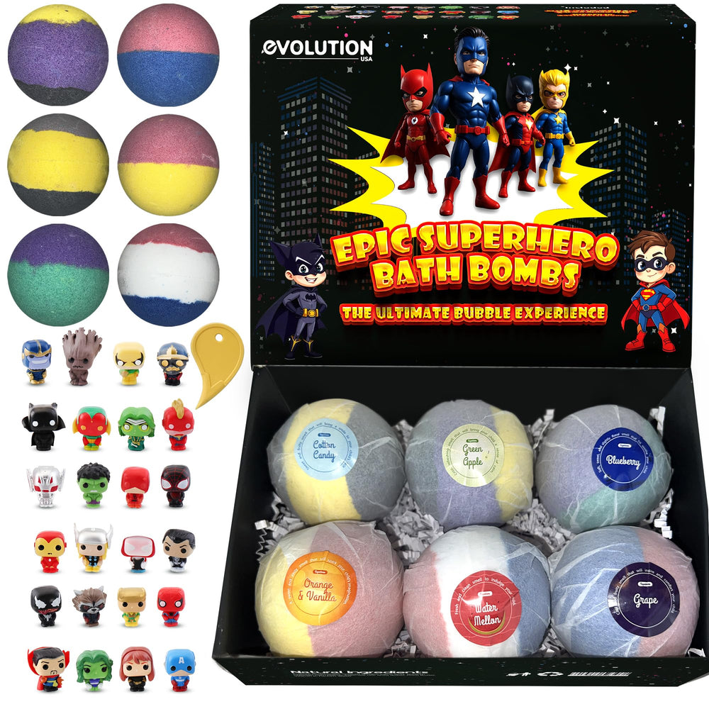 EvolutionUSA gift-ready packaging makes bath time a perfect present option.
