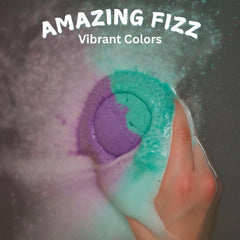 EvolutionUSA kids bath bomb with toy inside sparks imaginative play.
