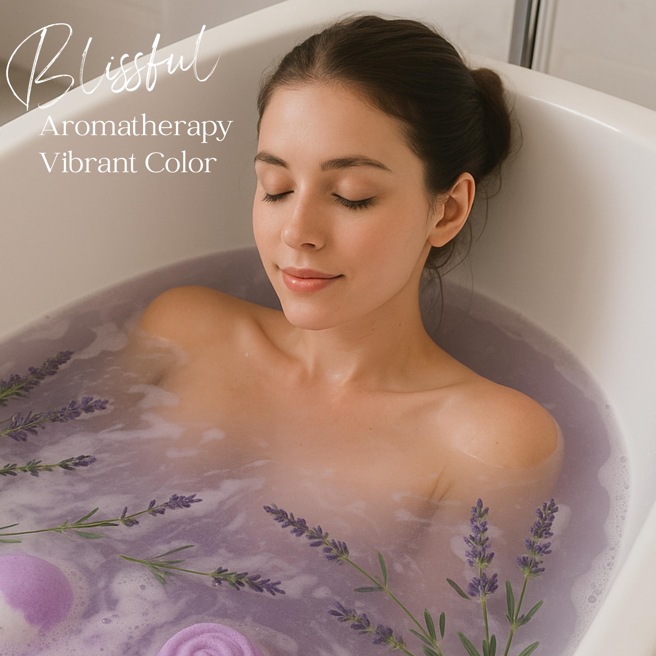 EvolutionUSA Lavender Dreams Bath Bombs compact set ideal as a thoughtful gift.