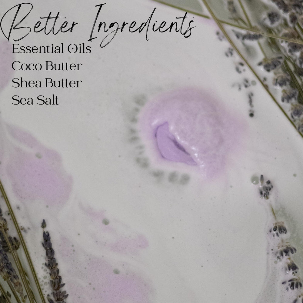 EvolutionUSA Lavender Dreams with shea butter for silky skin soak.