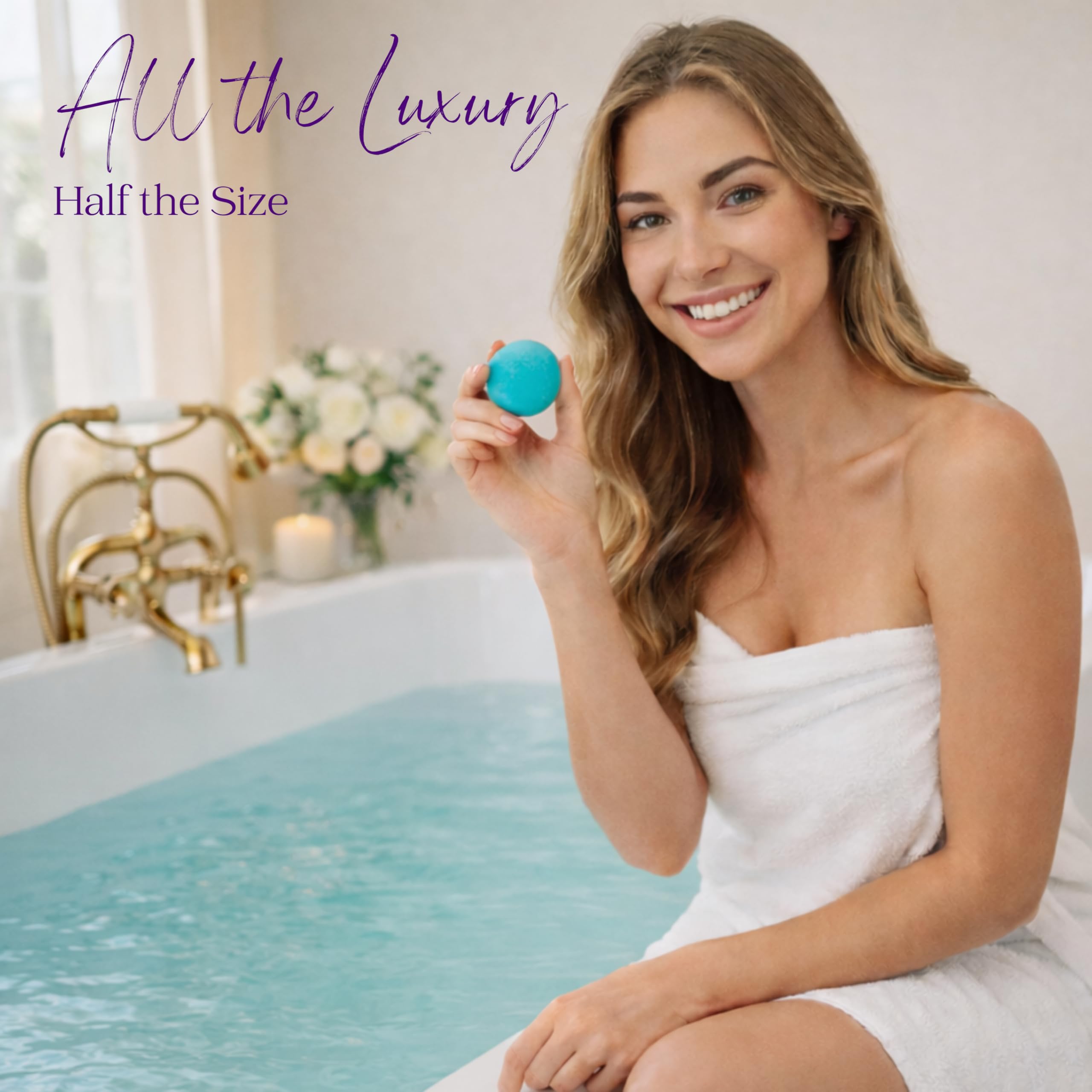 EvolutionUSA Refresh bath bombs vibrant colors fizz for a luxurious soak.